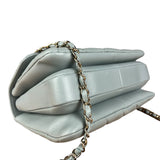 Chanel CC Trendy Blue Leather Flap Top Handle Bag