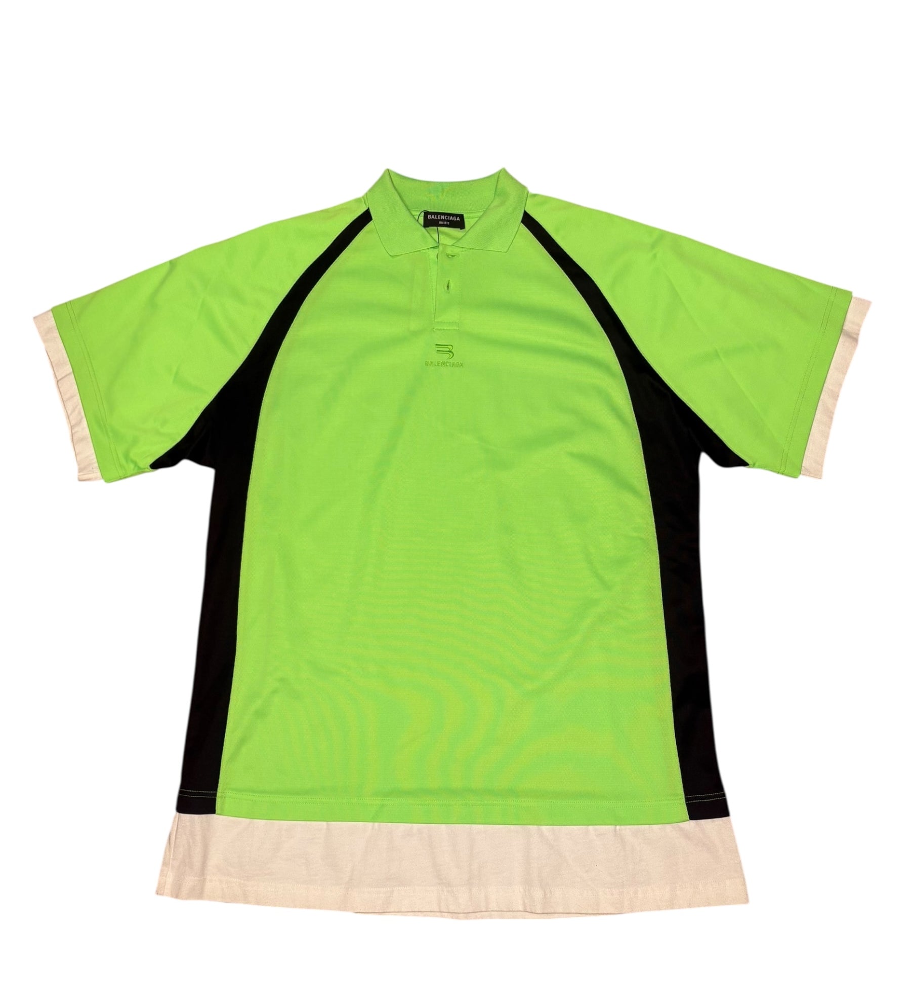 Balenciaga Neon Layered Polo Shirt