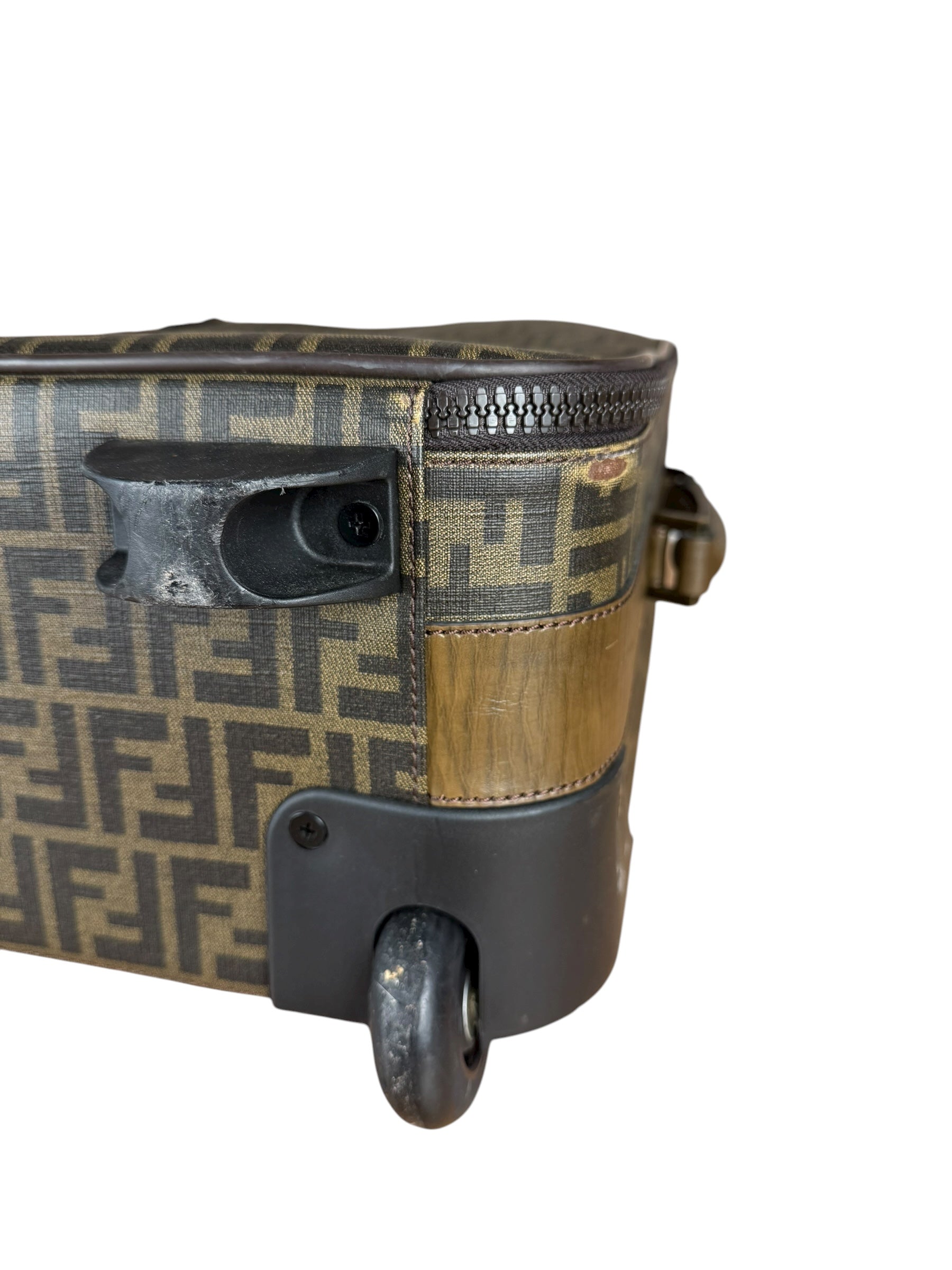 Fendi Vintage Zucca Coated Roller Luggage