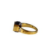 Louis Vuitton Gold-Toned Gamble Ring