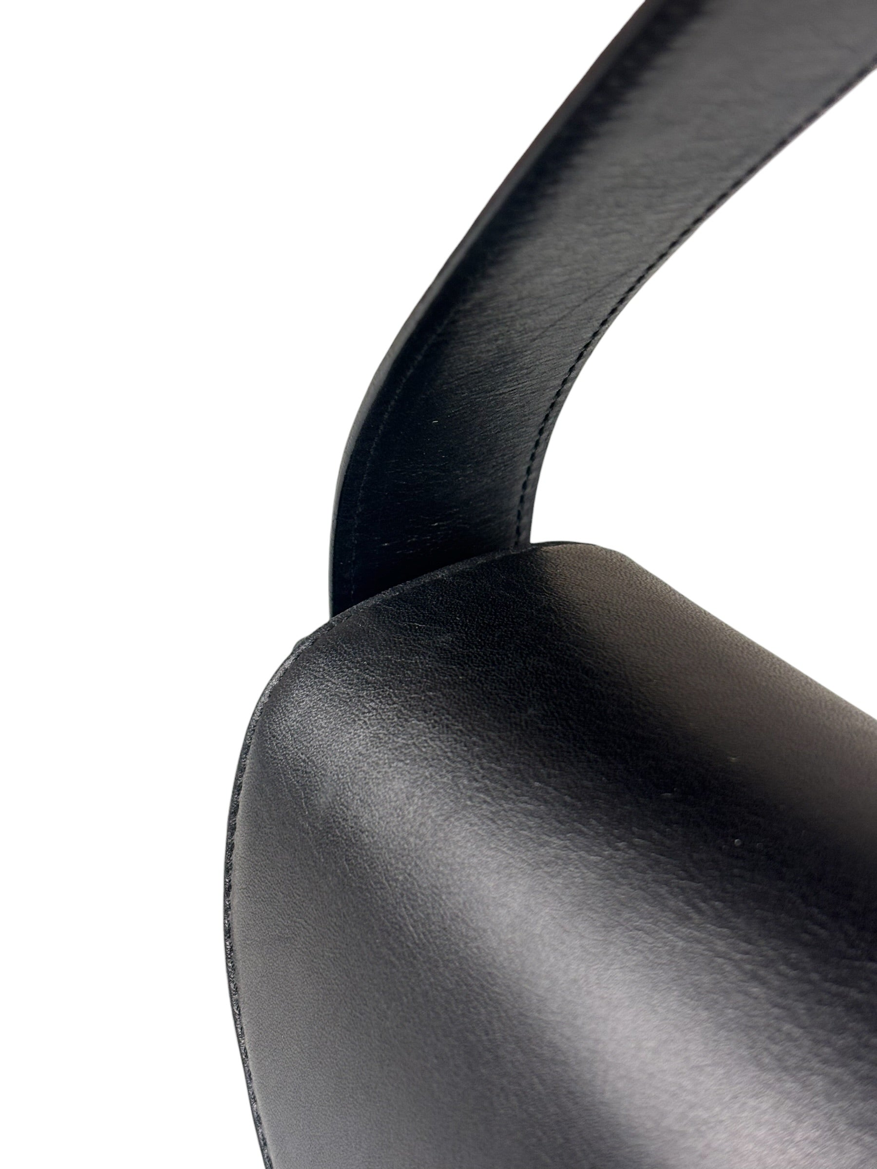 Cartier Must De Vintage Black Panthere Shoulder Bag
