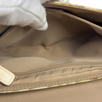Christian Dior Beige Embroidered Trotter Flap Crossbody Bag
