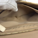 Christian Dior Beige Embroidered Trotter Flap Crossbody Bag