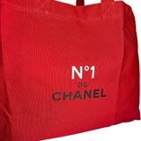 Chanel Beauty No. 1 Red Canvas Tote