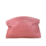 Balenciaga Rose Burbon Leather Large Premier Clutch Bag