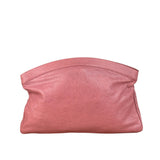 Balenciaga Rose Burbon Leather Large Premier Clutch Bag
