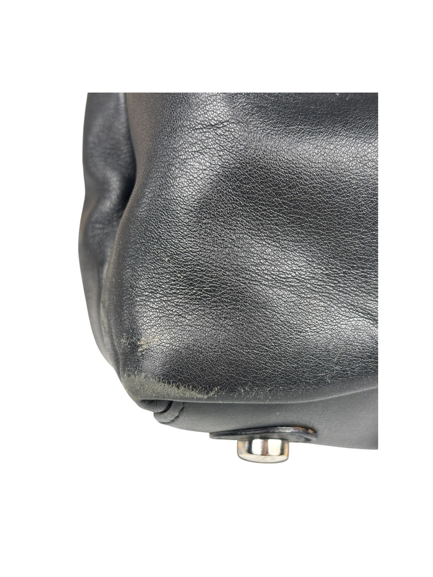 Christian Dior Vintage Black Leather Le Trente Shoulder Bag