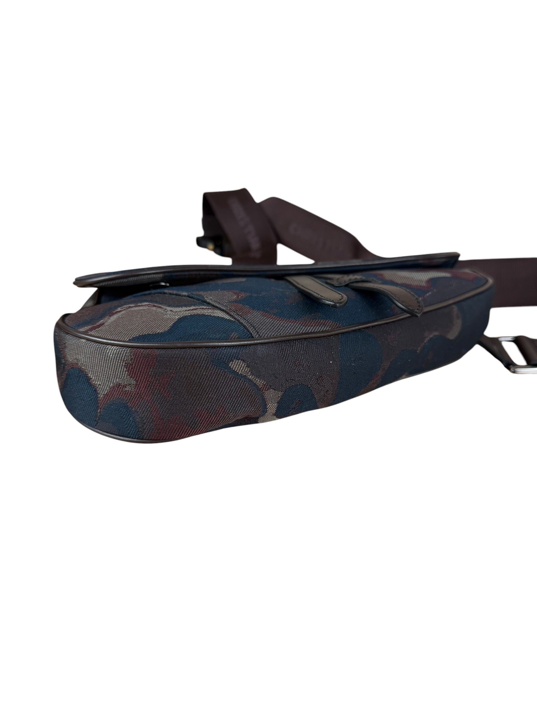 Christian Dior x Peter Doig Saddle Camouflage Canvas Messenger