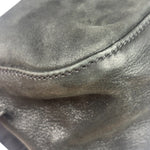 Fendi Shiny Black Suede Small Baguette