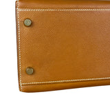 Hermes Kelly 32 Sellier Epsom Gold Handbag 1995