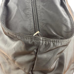 Prada Black Saffiano Leather Strap Tessuto Nylon Tote Bag
