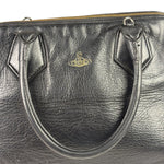 Vivienne Westwood Black Leather Shoulder Bag
