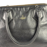 Vivienne Westwood Black Leather Shoulder Bag