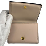 Fendi F Nude Pink Micro Trifold Wallet
