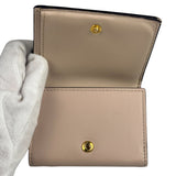 Fendi F Nude Pink Micro Trifold Wallet