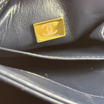 Chanel Navy Quilted Lambskin Small Trendy Flap Bag
