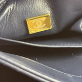 Chanel Navy Quilted Lambskin Small Trendy Flap Bag