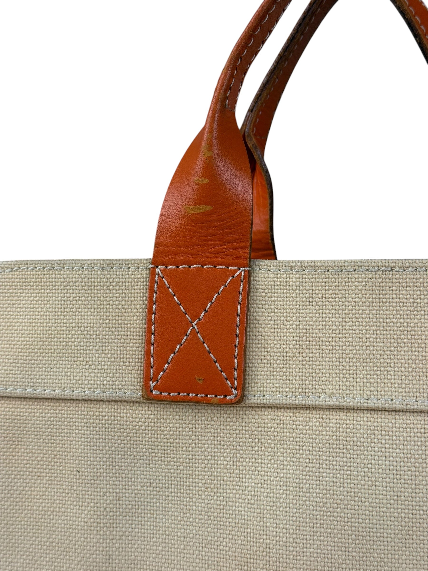Burberry Blue Label Canvas and Leather Tote