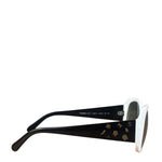 Chanel Vintage Black/White No. 5 Sunglasses