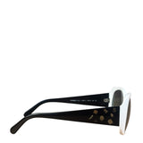Chanel Vintage Black/White No. 5 Sunglasses