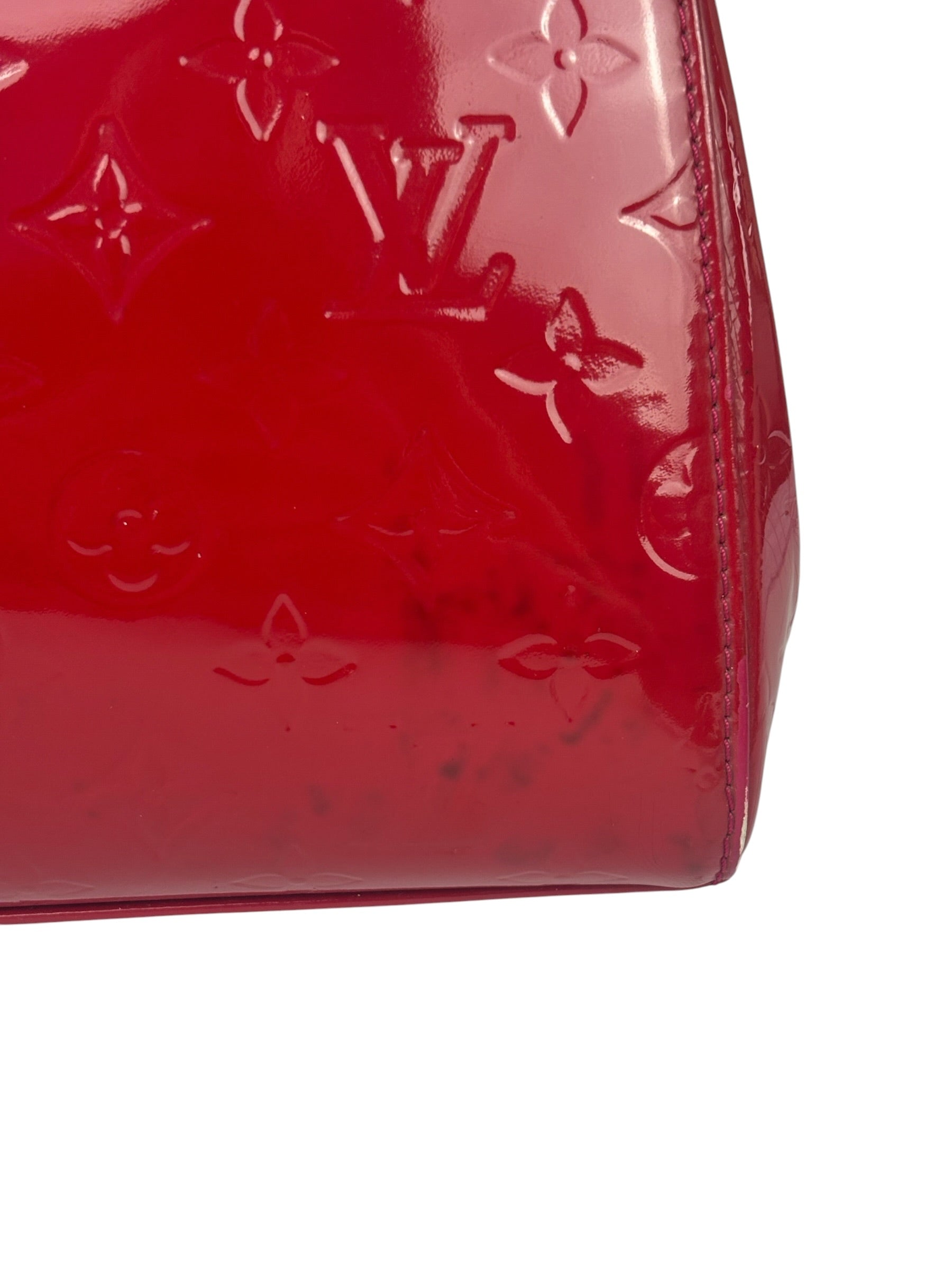 Louis Vuitton Red Vernis Brea Two-Way Bag MM