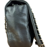 Chanel Black Leather Ultimate Stitch Single Flap Bag 2010