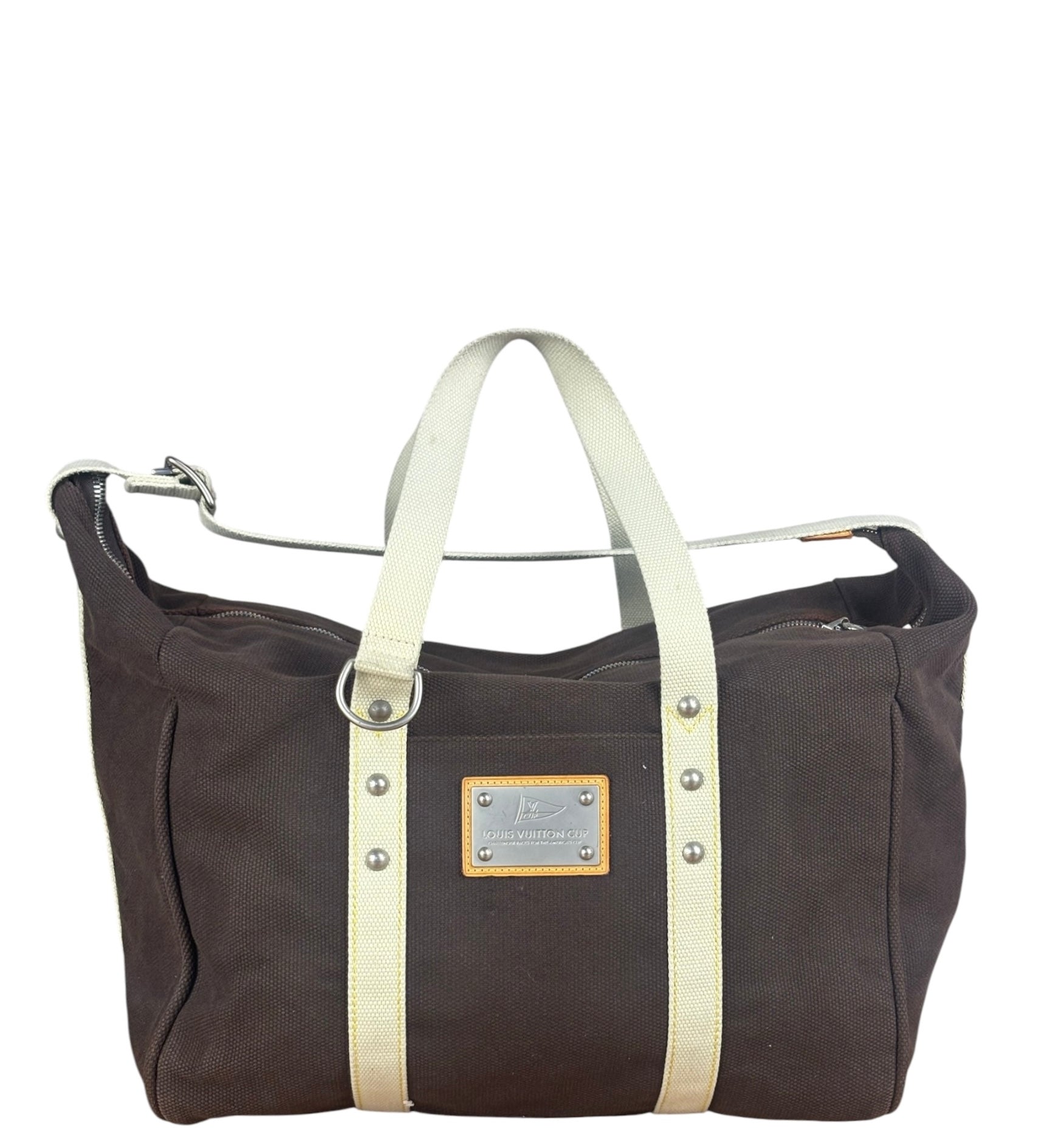 Louis Vuitton Brown Antigua Cabas Shoulder Bag GM