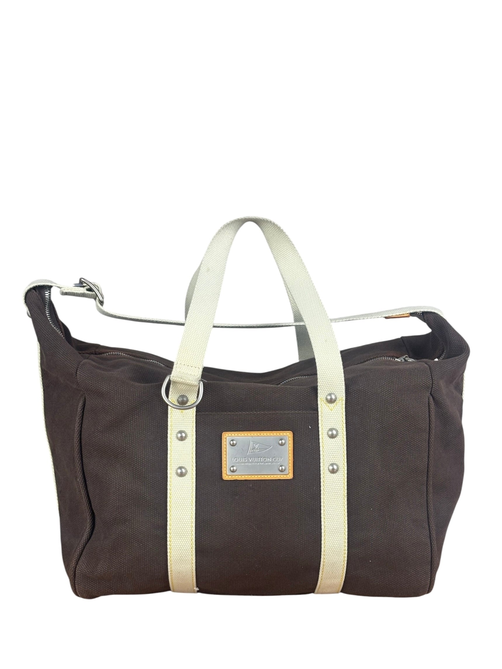 Louis Vuitton Brown Antigua Cabas Shoulder Bag GM