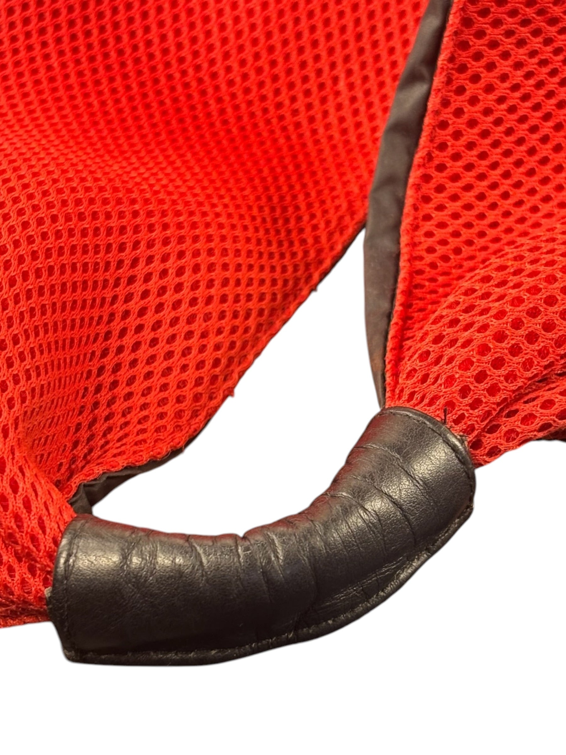 Maison Margiela Red Leather Trim MM6 Japanese Open TopTote