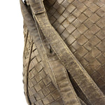 Bottega Veneta Brown Intrecciato Crossbody