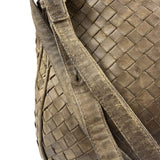 Bottega Veneta Brown Intrecciato Crossbody