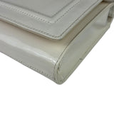 Jean Paul Gautier White Patent Leather Clutch Wallet