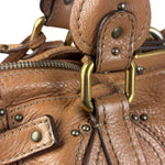 Chloe Vintage Tan Leather Paddington Shoulder Bag