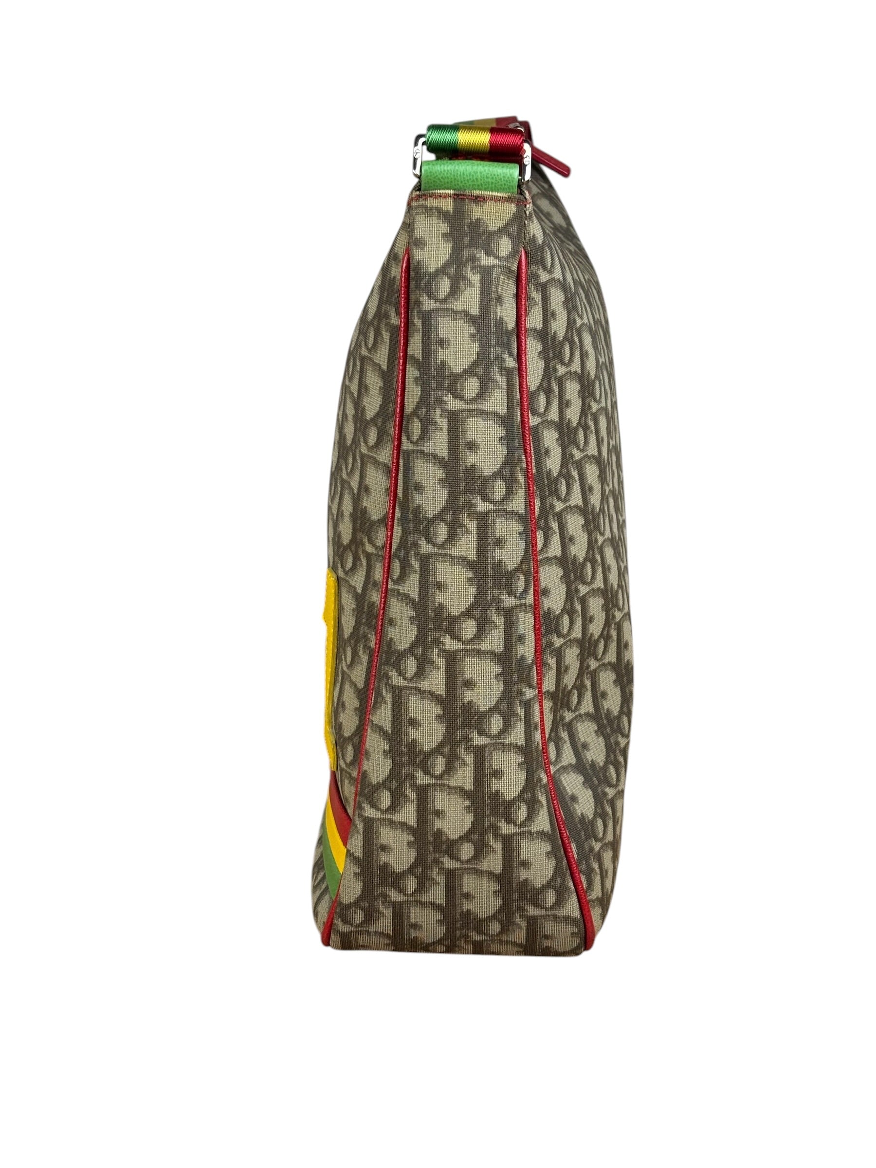 Christian Dior Vintage Rasta Trotter Crossbody Bag