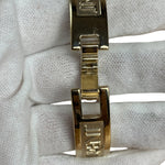 YSL Mother of Pearl Dial 40th Anniversary Gold Bangle