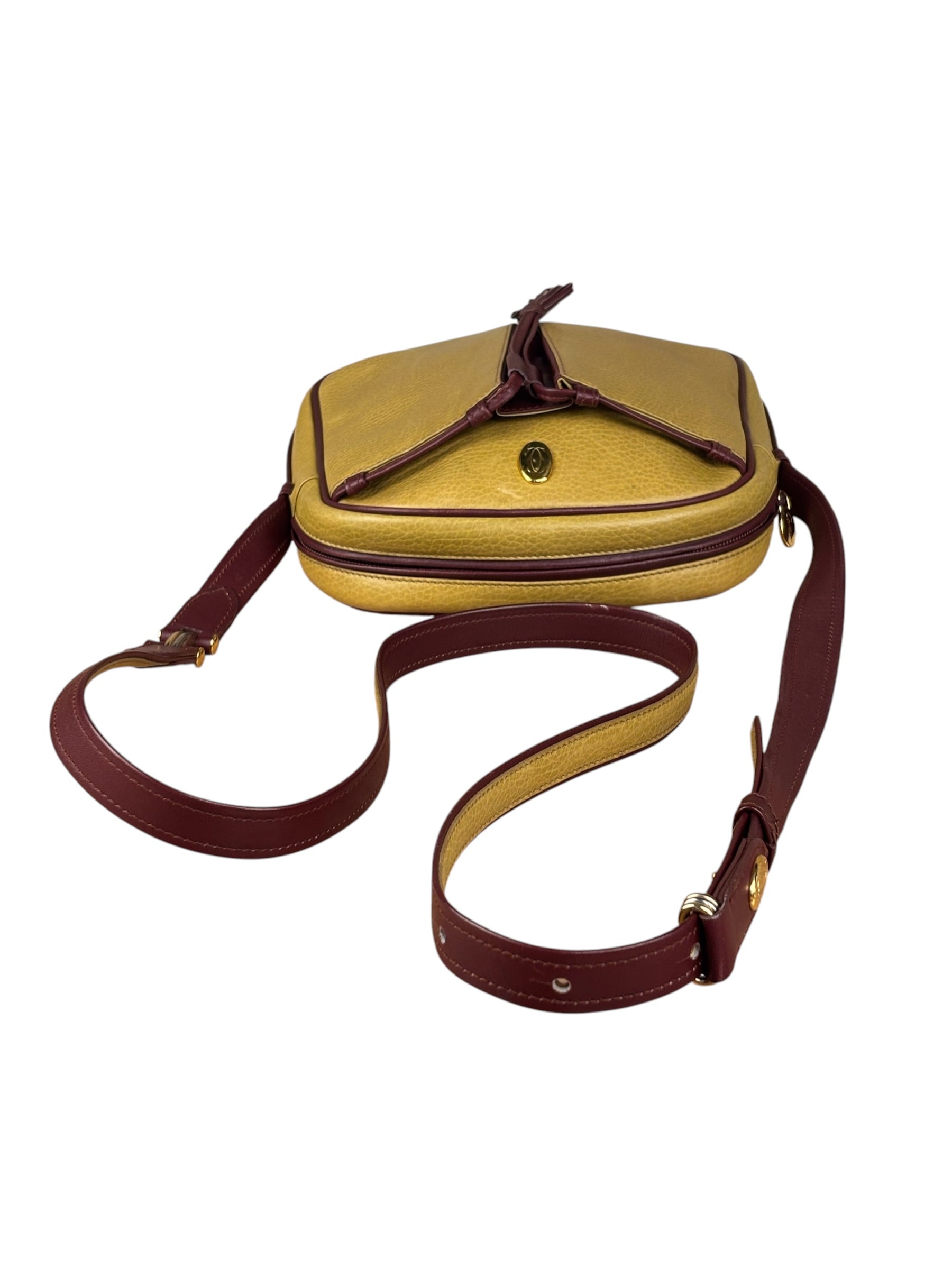 Cartier Vintage Leather Crossbody Camera Bag