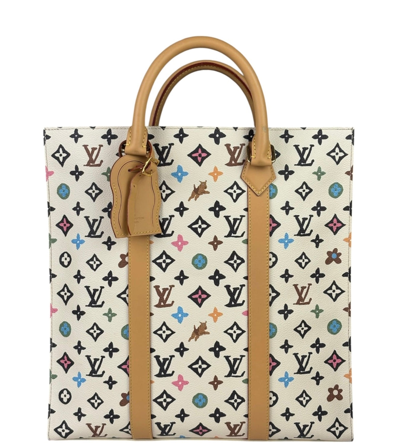 Louis Vuitton x Tyler Cream Monogram Craggy Sac Plat Tote