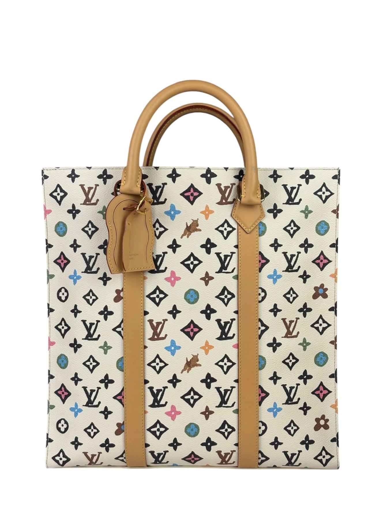 Louis Vuitton x Tyler Cream Monogram Craggy Sac Plat Tote