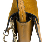 Chloe Mustard Yellow Leather/Suede Faye Bag