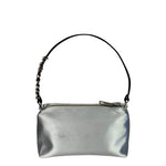 Alexander Wang Silver Satin Heiress Pouch