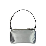 Alexander Wang Silver Satin Heiress Pouch