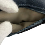 Loewe Muted Slate Blue Leather Monogram Debossed Anagram Wallet
