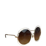 Chloe Carlina Oversized Round Sunglasses Rx