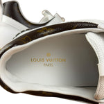 Louis Vuitton White/Brown Run Away Sneakers