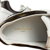 Louis Vuitton White/Brown Run Away Sneakers