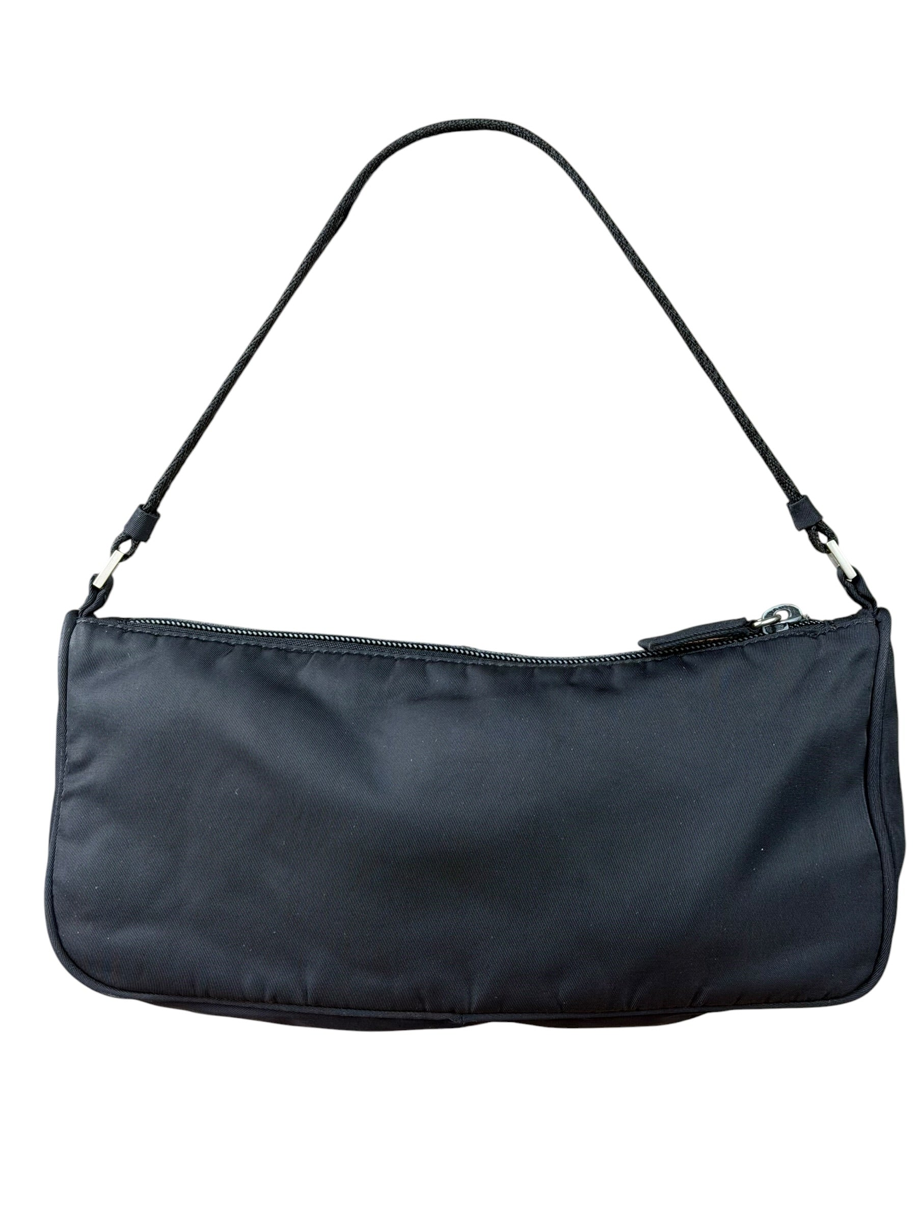 Prada Black Nylon Pochette