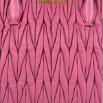 Miu Miu Pink Nappa Leather 2Way Tote Bag