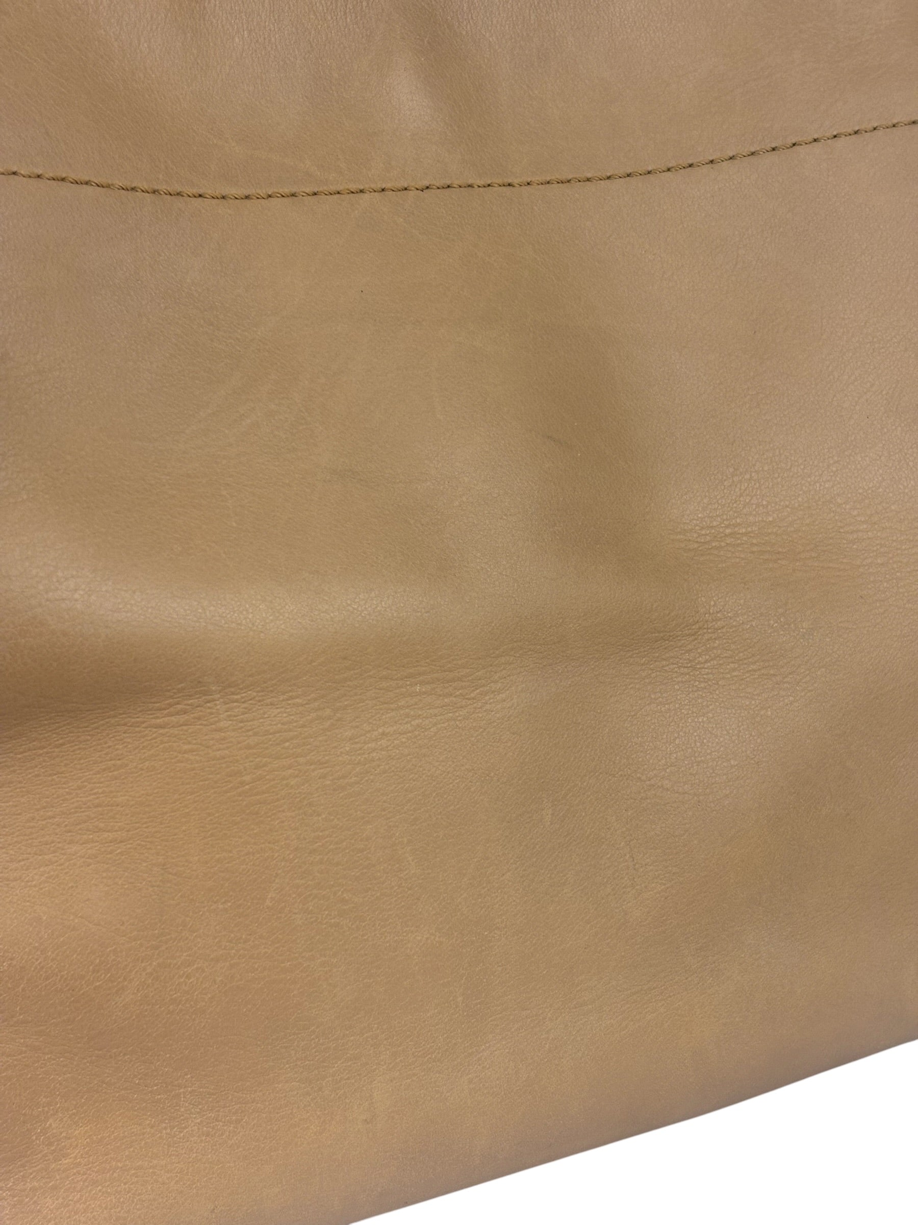 Chanel Turnlock CC Tan Leather Tote 2002