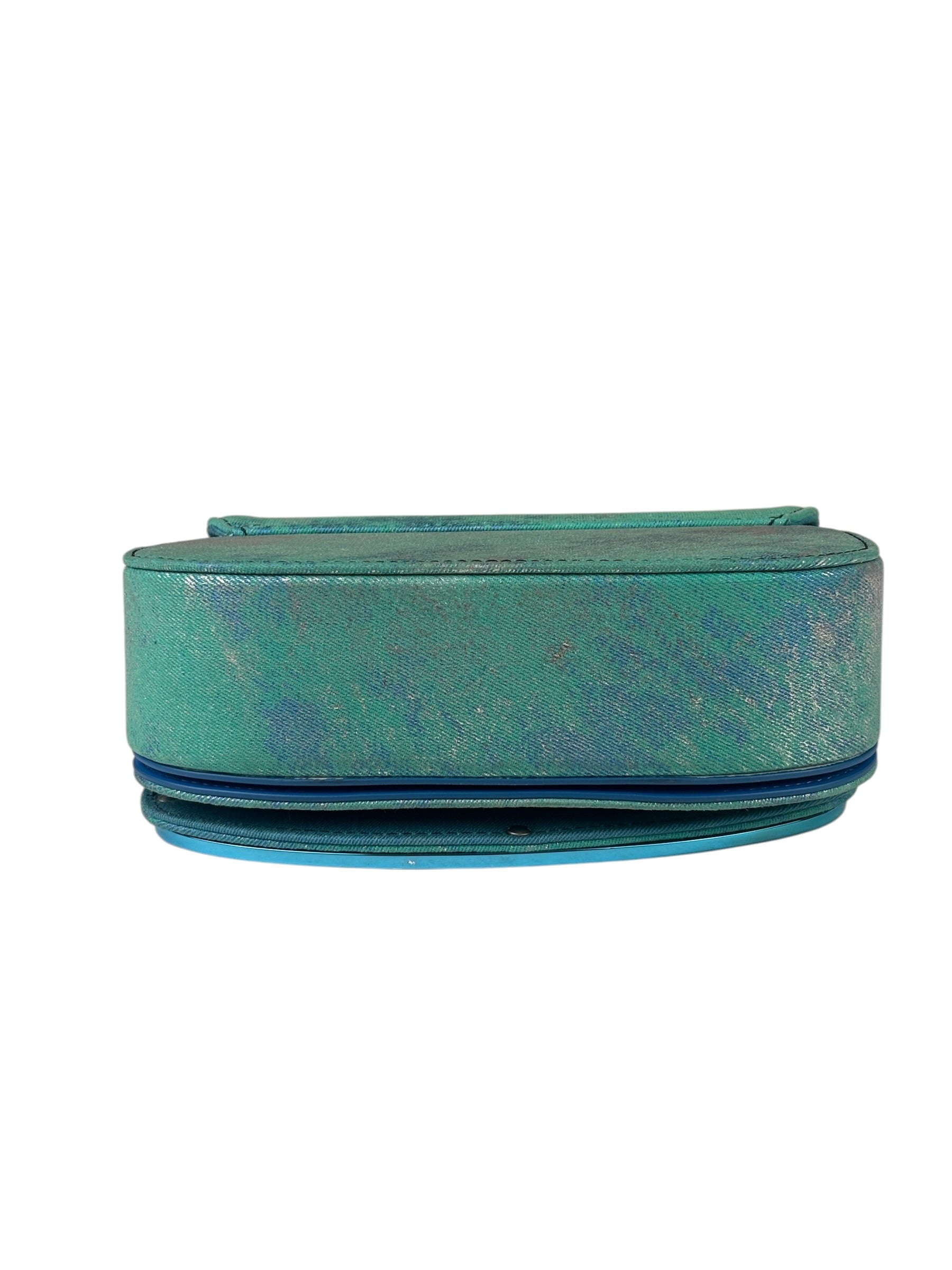 Diesel Blue Iridescent 1DR Shoulder Bag