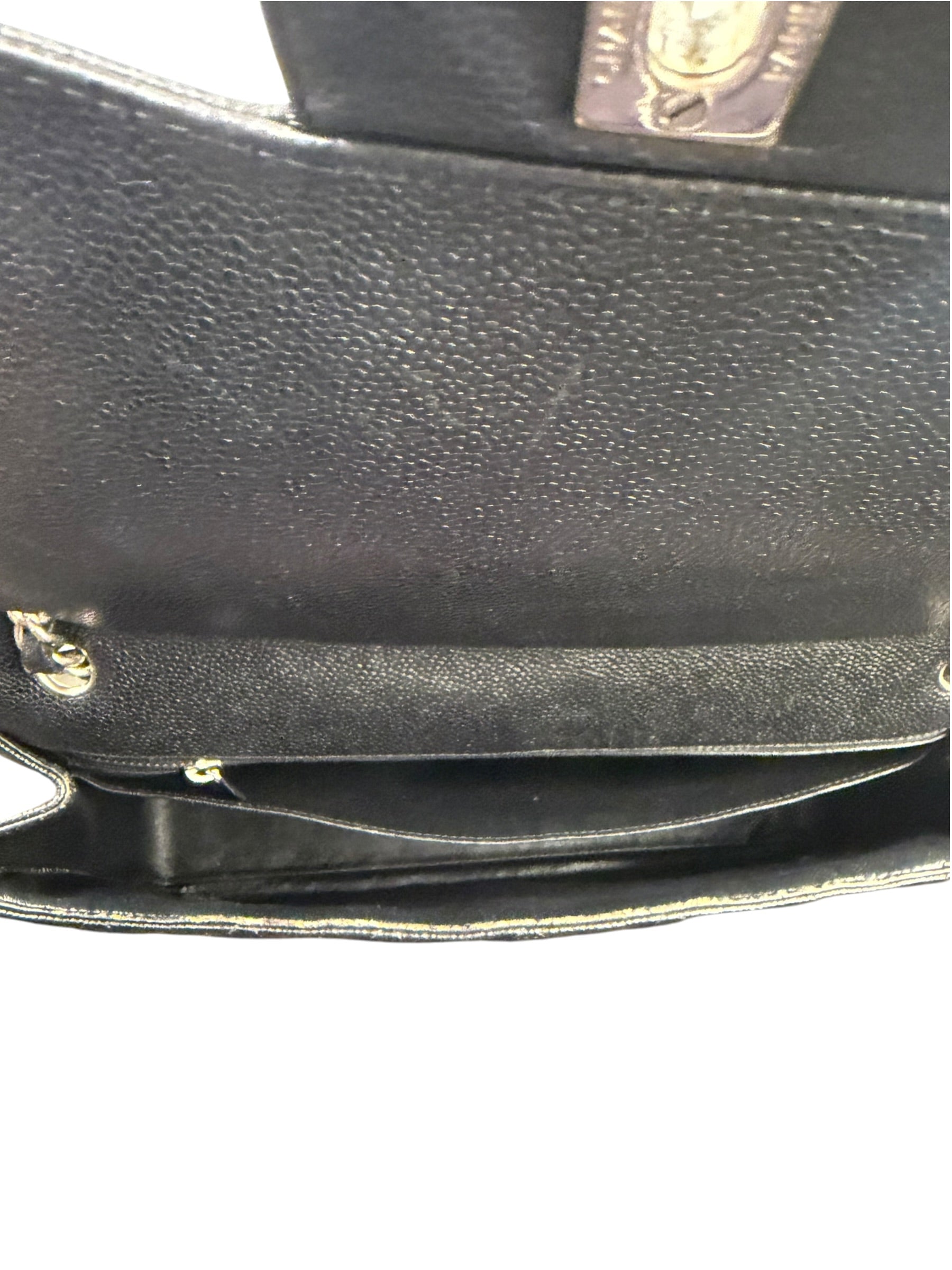 Chanel Black Quilted Leather Jumbo Classic Flap Bag 2009